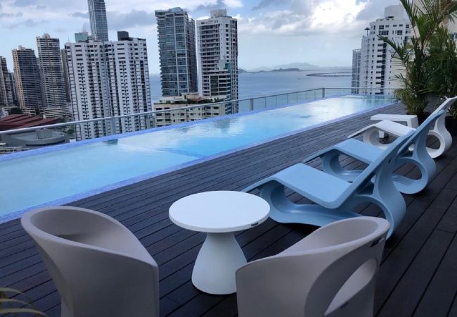 Apartment in Ciudad de Panamá - BREATHTAKING WITH BALCONY CITY VIEW APARTMENT